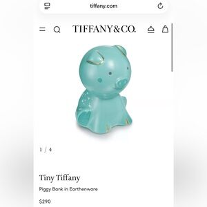 Tiffany & Co. Tiny Tiffany Piggy Bank in Tiffany Blue